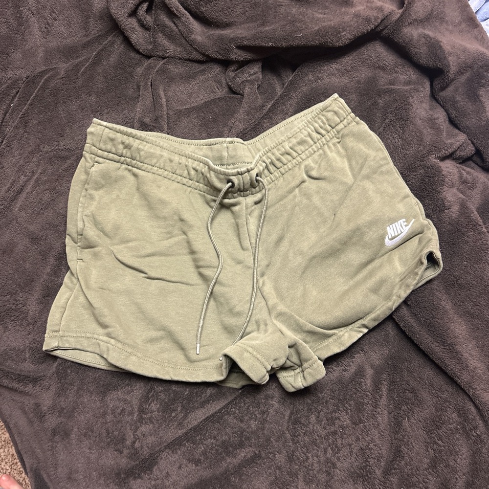 Nike Women's Sage Green Athletic Shorts